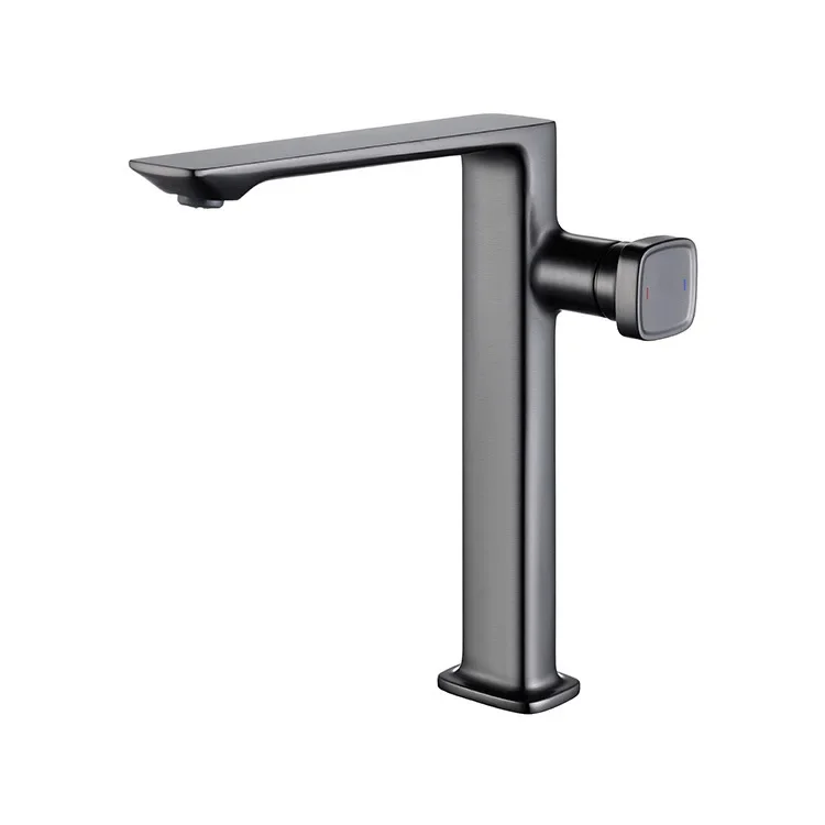 Raise the upper stage basin faucet, rose gold all-copper wash basin faucet, practical goods