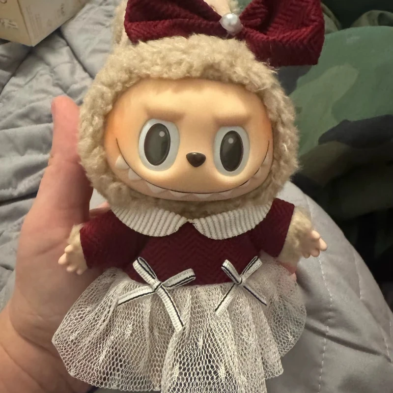 Mini ropa para muñeca, accesorios para 15-17cm, Labubu Idol V1 V2, traje elegante, ropa deportiva, traje de ocio, regalo