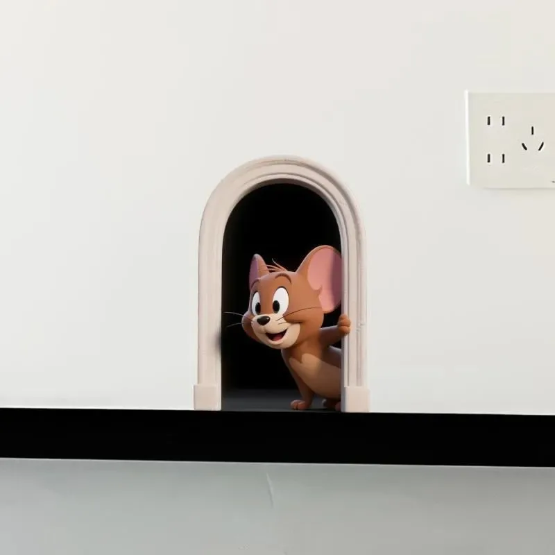 

3D Tom and Jerry Wall Sticker Cute Creative Decorative Stickers Action Figures Children's Toy Birthday Gift