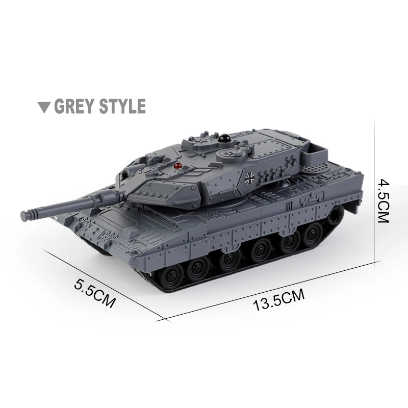 THE LINK Mini jouet réservoir télécommande bataille militaire modèle de réservoir 170 degrés tourelle de Rotation avec système infrarougeBattle Tank Boy