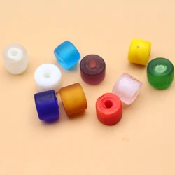 9mm*7mm Handmade Lampwork Glass beads Pipe Shape Bead Multi- Color for Jewelry Bracelet Neckalce Earring Craft DIY