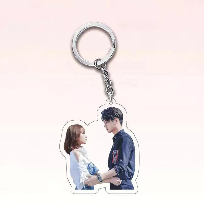 Xu Kai Cute Keychain Falling Into Your Smile Lu Sicheng Tong Yao Cosplay Key Rings Bag Pendant Decoration Jewelry Accessories