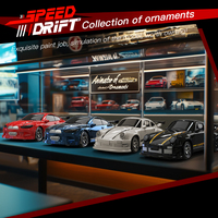 1：64 4WD High Speed Drift RC Car 2.4G Remote Control Car Four Wheel Drive Radio Controlled Mini GTR Racing Model Boy Toy Gift