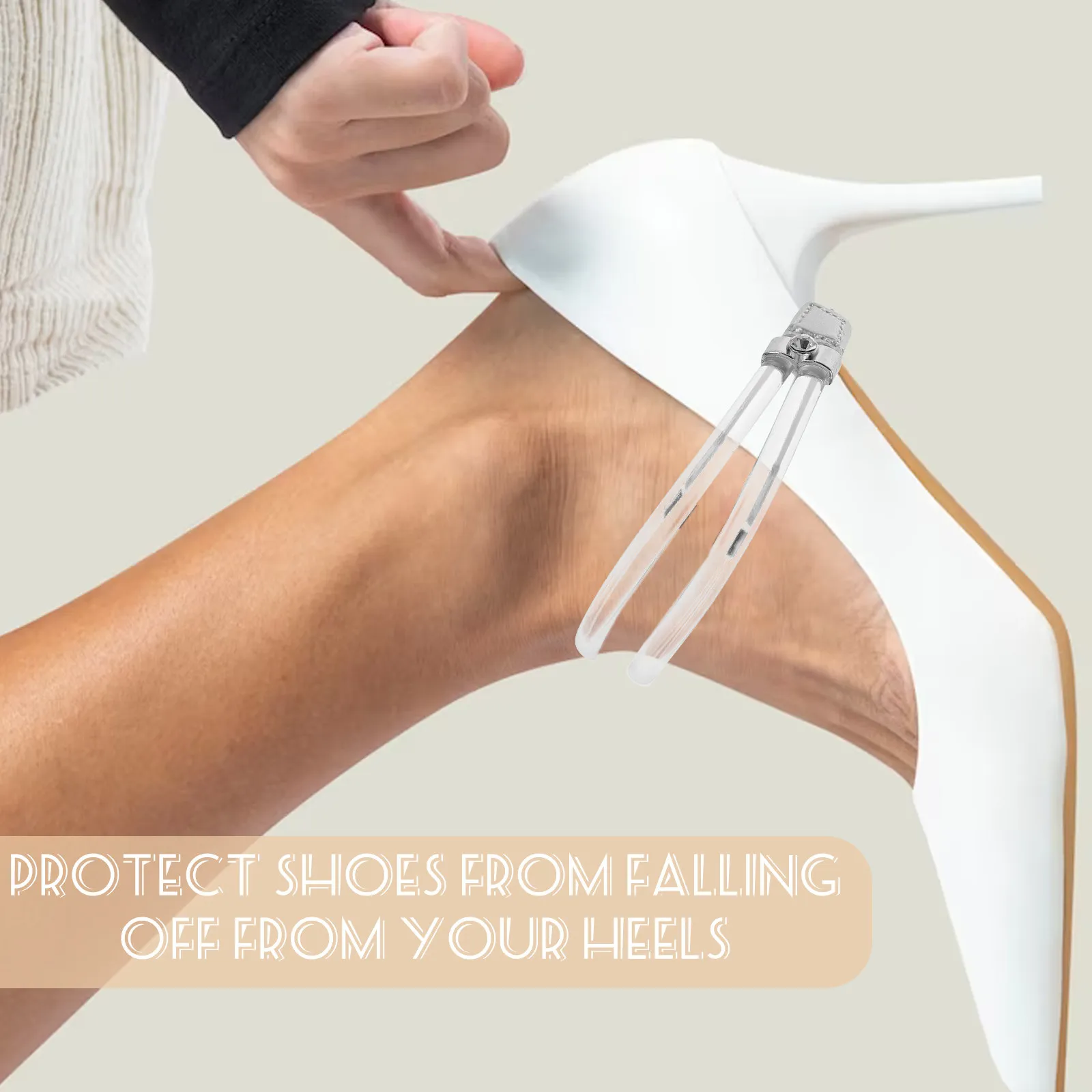 1Pair Anti-Slip Shoe Straps High Heels Sturdy Texture Replacement Ankle Straps for Heels High Heel Shoelaces Prevent Slipping