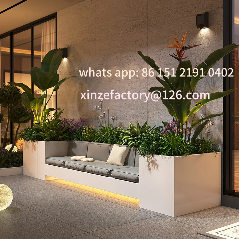 

Customizable Outdoor Garden Flower Box Card Seat