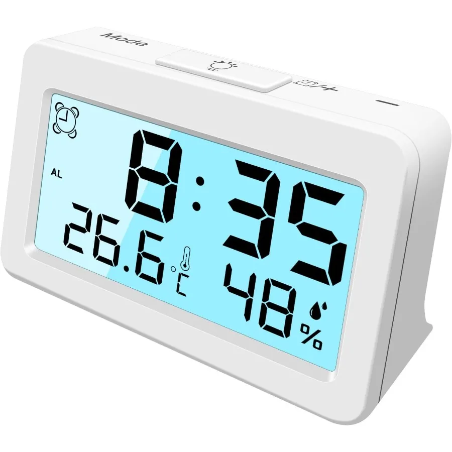 

2.7 Ultramini Travel Alarm Clock Portable Small Digital Clock Loud Alarm for Bedrooms Battery Operated Alarm Clock for Temperat