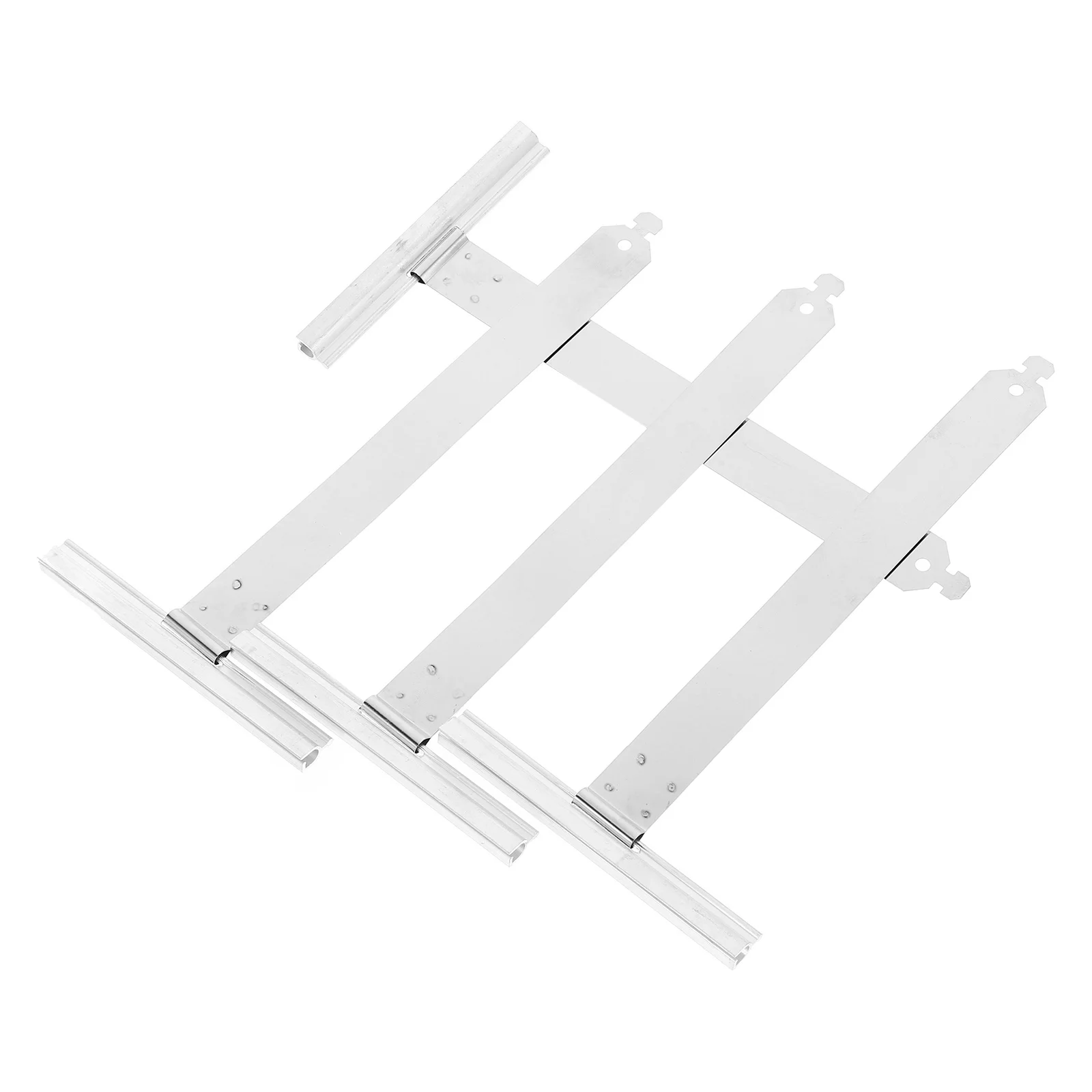 4 Pcs Blank Aluminum Alloy Roller Shutter Accessories Shades Repair Patch Parts 2000X1000X070CM Stainless Steel Spring