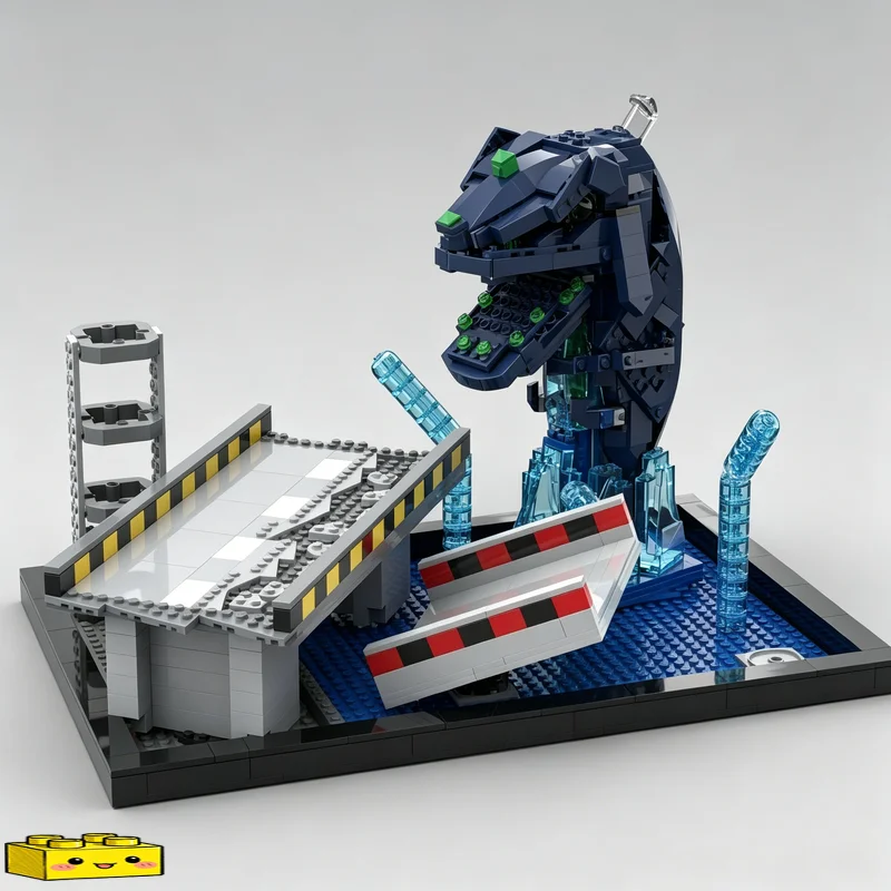 767PCS Game Character Diorama MOC Custom Puzzle DIY Assembly Educational Creative Building Blocks Toy Collection Display Gifts