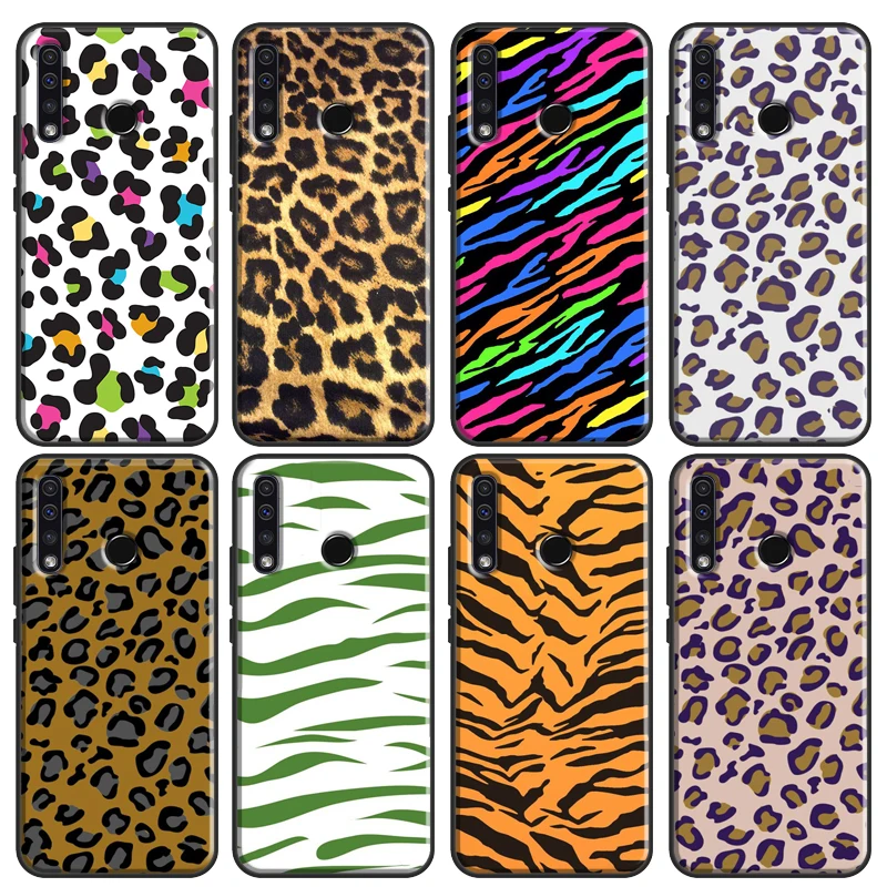 Cyan Giraffe Leopard Zebra MAD PRINTS Soft For Huawei Honor 20 8 9 10 10X Lite 10i 7C 4C 6C 7A Pro 8A 9A 8S 9S 7X 9X 8X Case