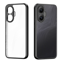 DUX DUCIS Case For Redmi Turbo4 Pro Cover TPU+Acrylic Lines Back Transparent Cover Anti-Fingerprint Airbag Anti-drop Phone Case