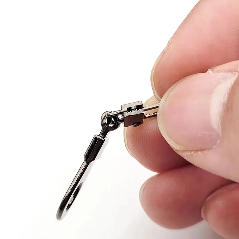 Tête de fermeture éclair en métal, 5 pièces, extracteur de fermeture éclair, onglet de remplacement, curseurs de fermeture éclair, sacs à dos détachables, réparation de sacs à main, accessoires de couture