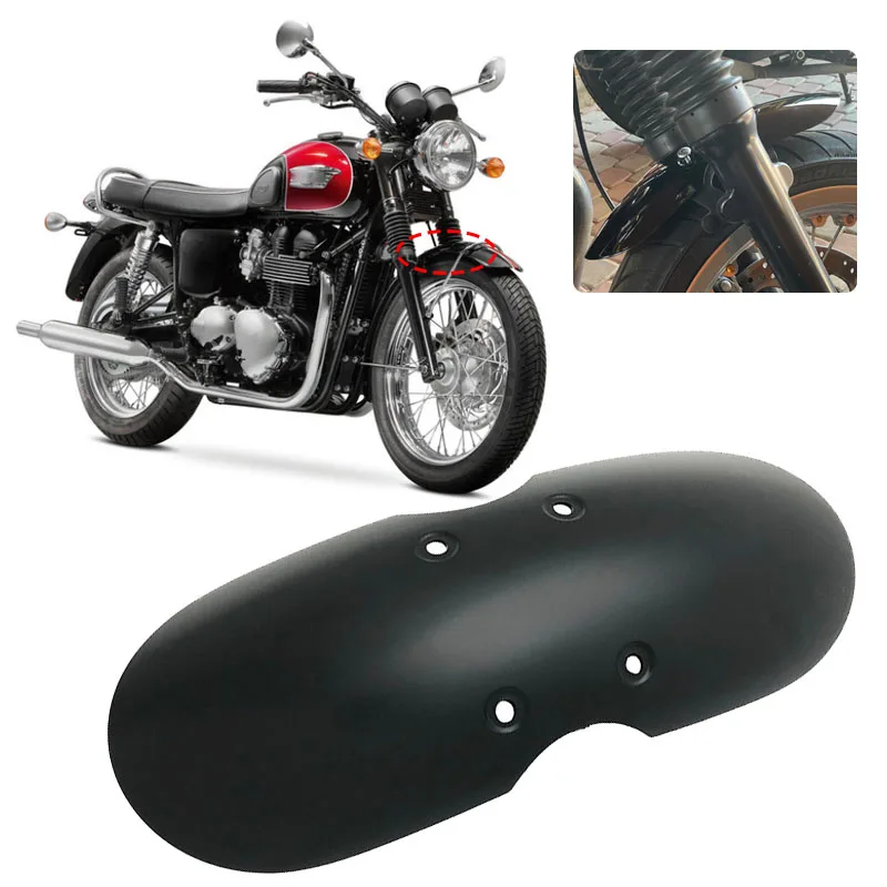 Fit For Scrambler T100 Tiger T100 Scrambler 2001-2016 2014 2015 Thruxton 900 Motorcycle Short Front Fender Mudguard accessories