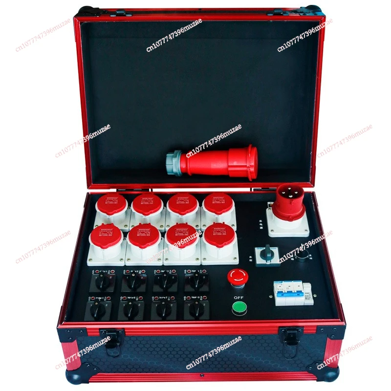 Controlador de elevación síncrono de polipasto eléctrico de escenario, caja de control de 8 vías y 6 vías, controlador de grúa de grupo