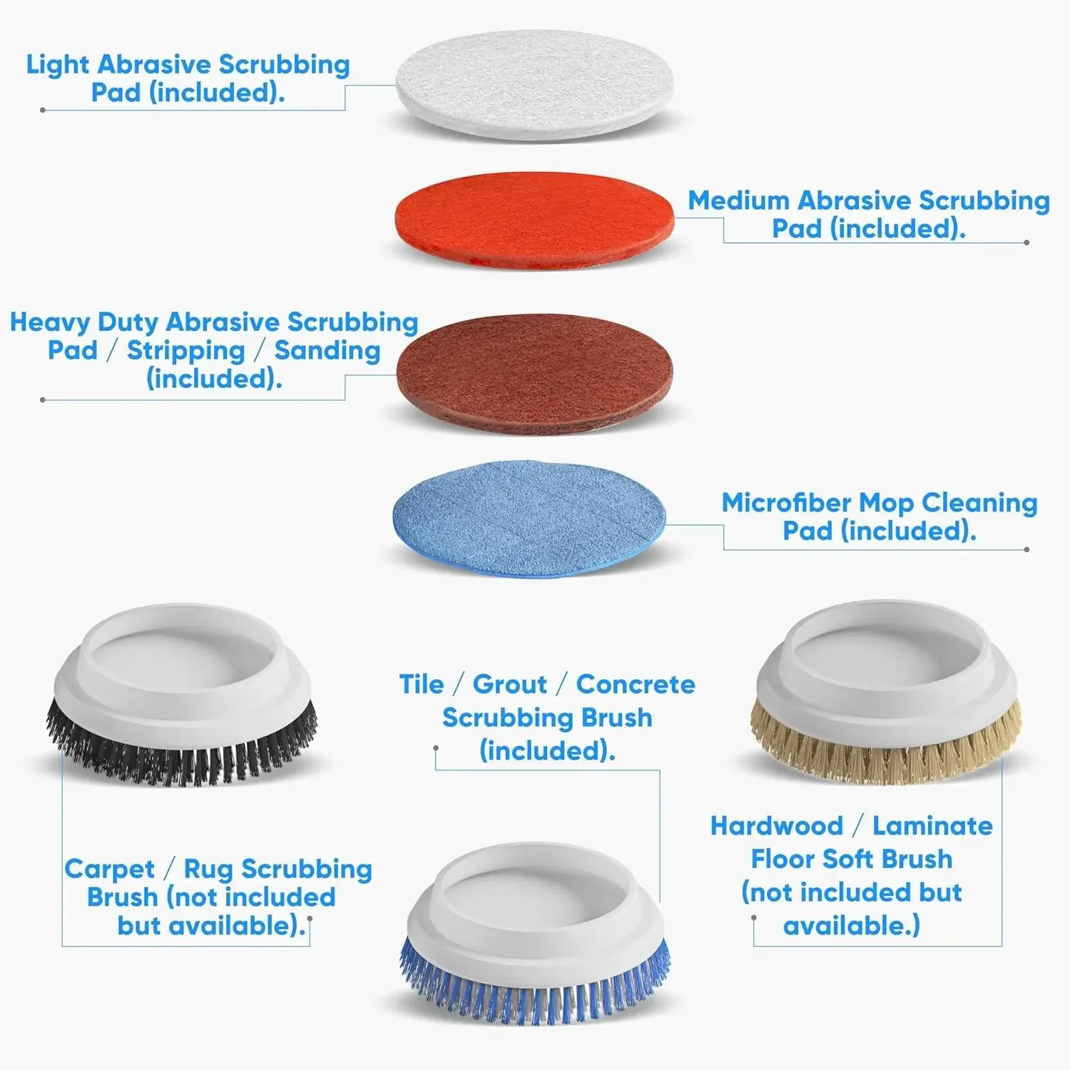 Core 13 inch Electric Floor Buffer Scrubber and Polisher Machine - All Floor Surfaces