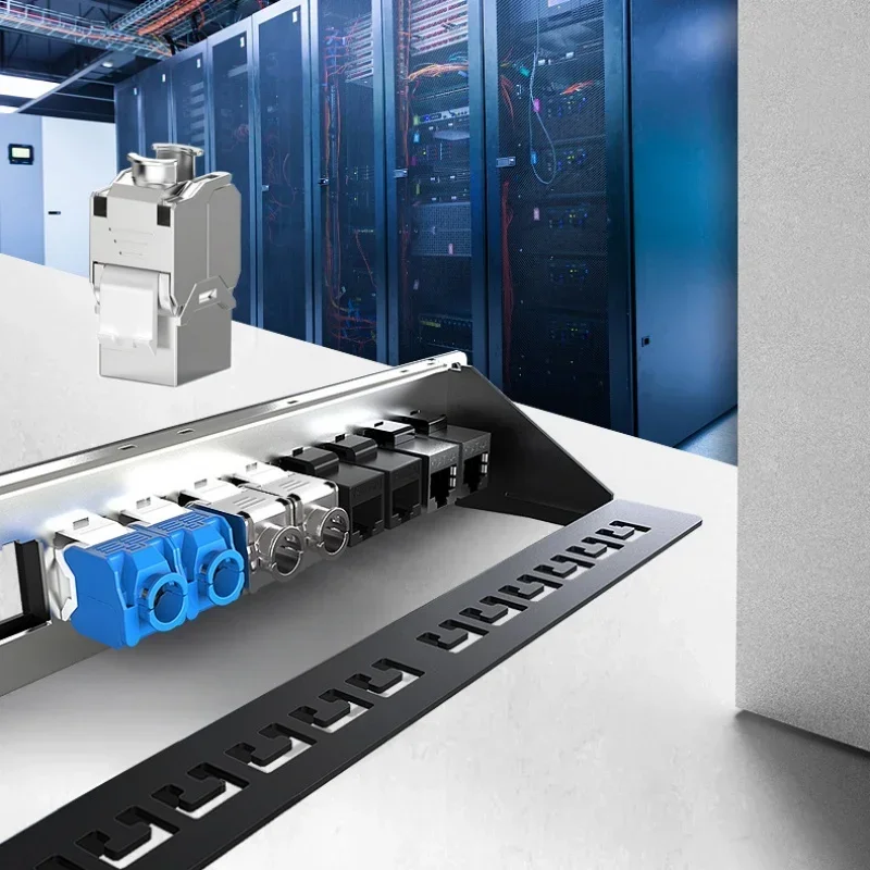 RJ45 Connector Cat8 Cat7 Cat6A Cat6 Module Shielding Keystone Network Wiring Ethernet Lan Cable RJ 45 Coupler Internet Adapter