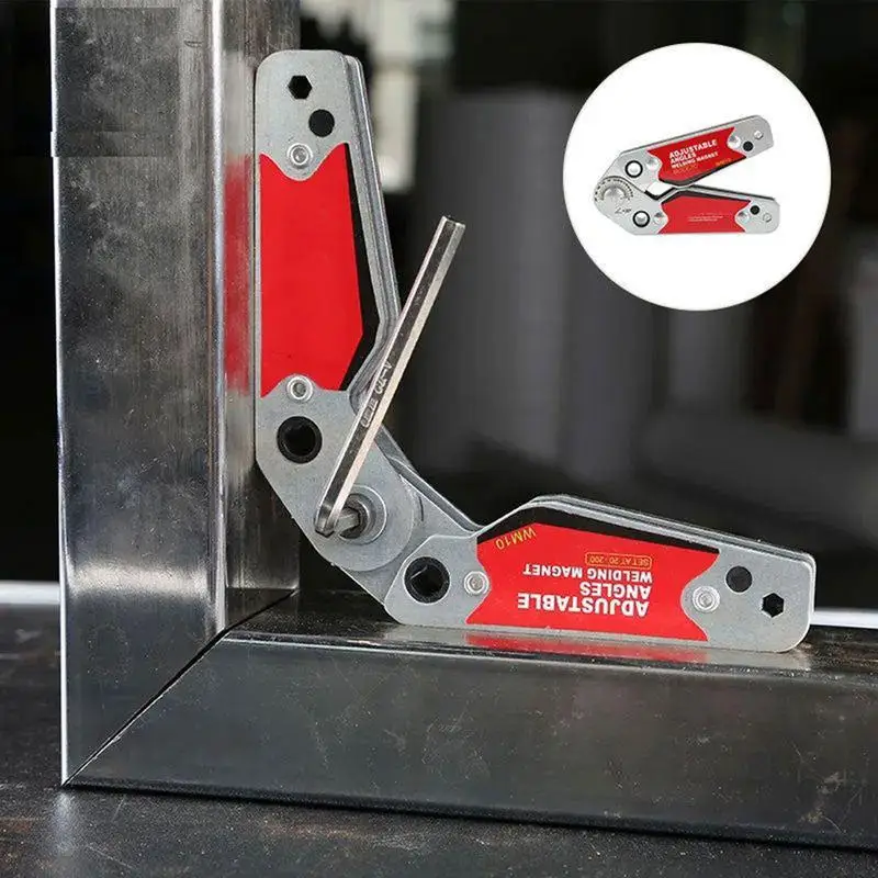 

Welding Positioner Soldering Positioning Tool 20-200 Adjustable Heavy Duty Switchable Welding Magnets For Workshop Automotive