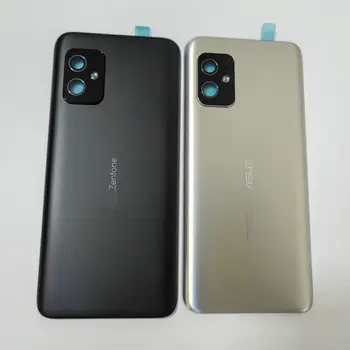 Asus Zenfone 8 ZS590KS 용 정품 유리 후면 문짝 하우징 배터리 커버, 카메라 렌즈 교체 포함 