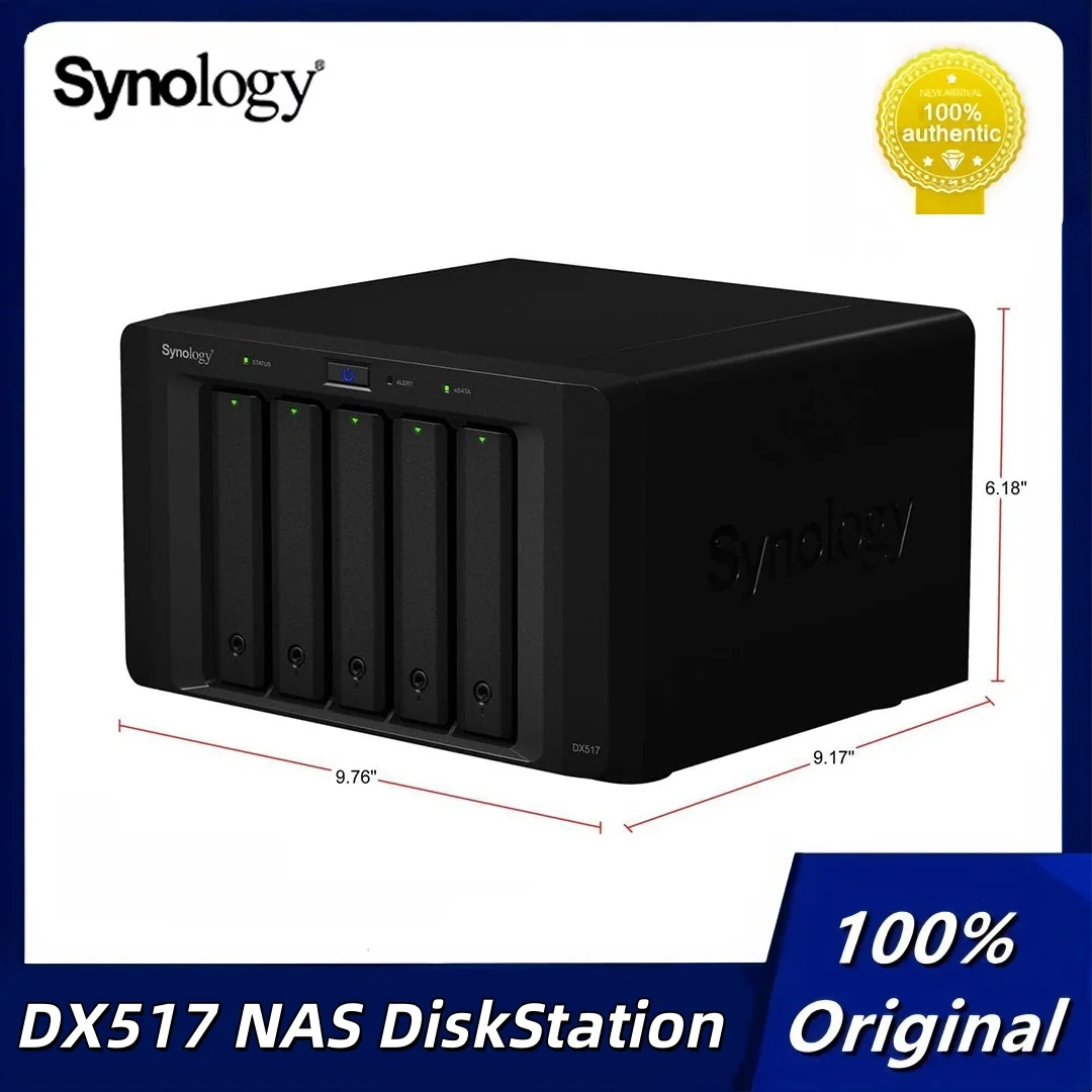 

Synology 5-bay NAS DiskStation DX517 (Diskless)