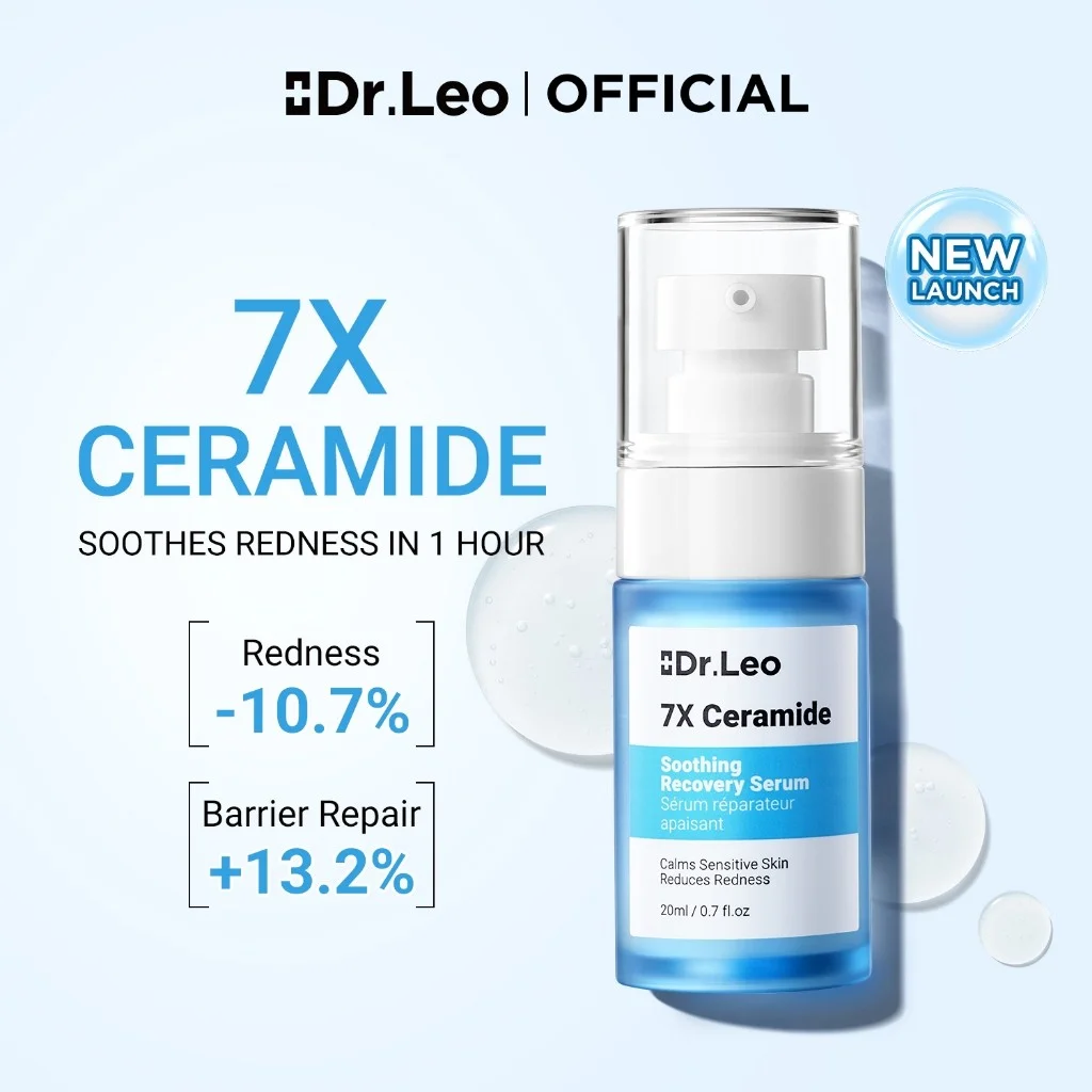 

Dr.Leo 7x ceramide soothing recovery serum Barrier Repair calms sensitive skin reduces redness Skin Care Facial Serum