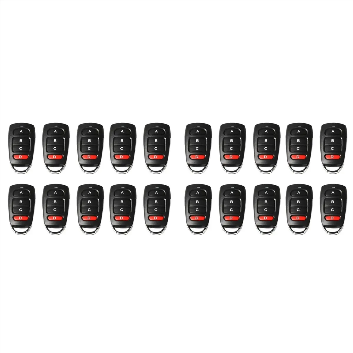 20PCS Wireless 433mhz Remote Control Copy Learning Fix Rolling Code 433 Mhz Key Remote Opener
