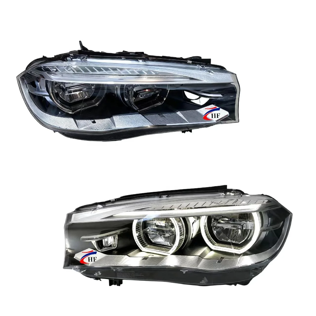 F15 F16 LED Headlights Automotive Parts Front Bumper Automatic Lighting System Adaptive Headlights For BMW X5 X6 2013-2019