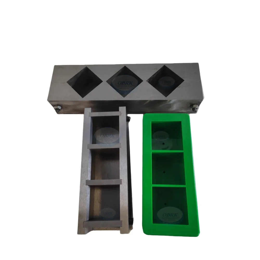 

New Type Plastic Concrete 50mm Cube Three Gang Test Mould