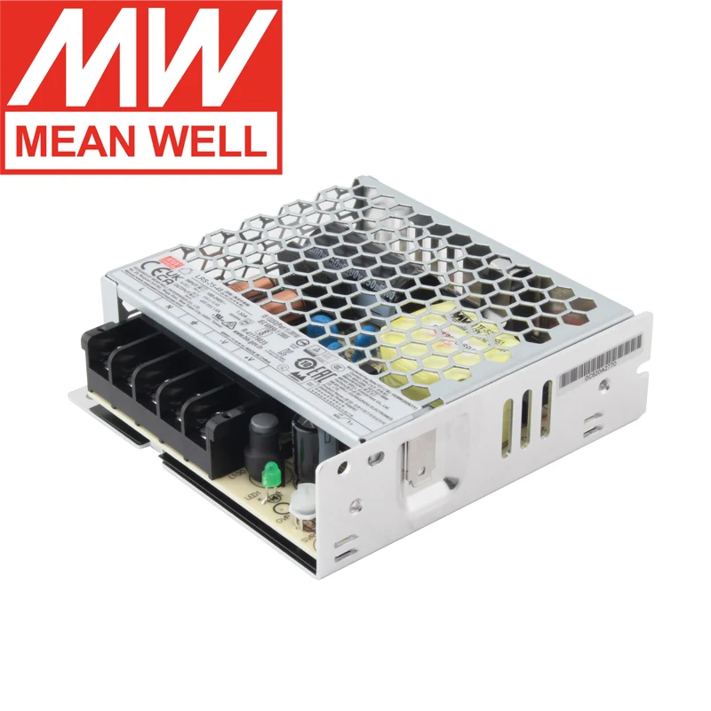 Alimentation à découpage MEANWELL LRS-75 12V 24V 48V à sortie unique, authentique et d'origine, modèle SMPS Mean Well