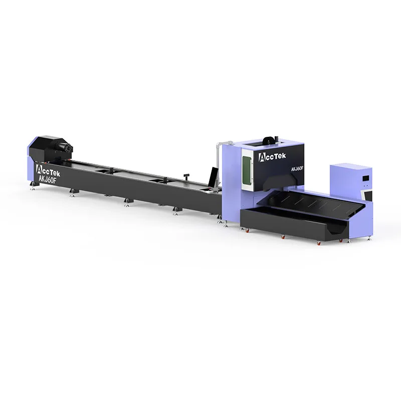 3000w Cut Tube 1500w 2000w CNC Tube Fiber Optical Metal Laser Cutting Machine For Metal Steel Pipe