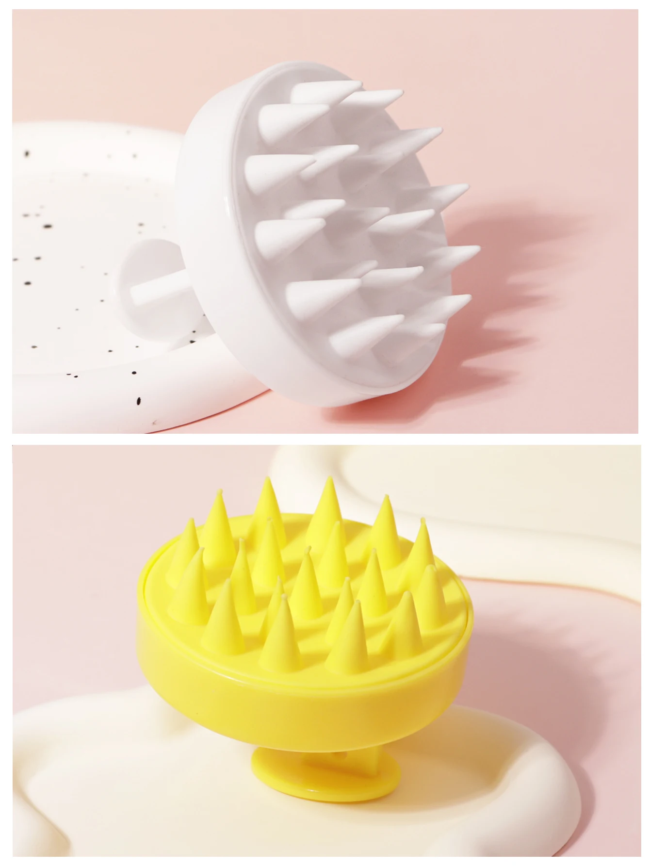 1PCS scalp massager shampoo brush, scalp cleaning brush, silicone, for dandruff removal, hair growth brush