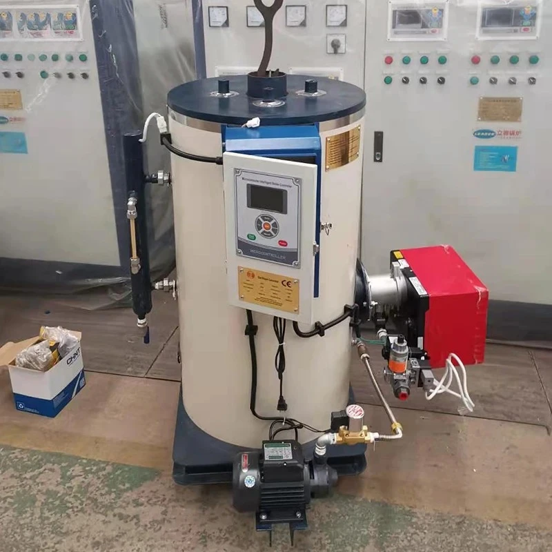 50kg 보일러 가열석 물고기 가스/디젤 연소 수직형 증기 보일러