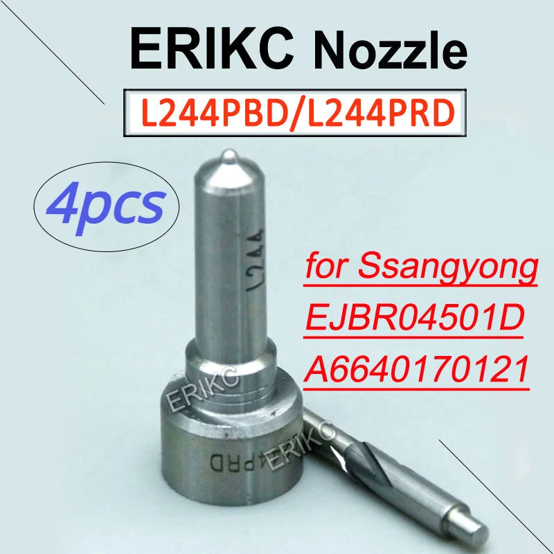 

L244PBD L244PRD Наконечник форсунки дизельного топлива L244 PBD L244 PRD для Ssangyong Actyon Kyron EJBR04501D A6640170121