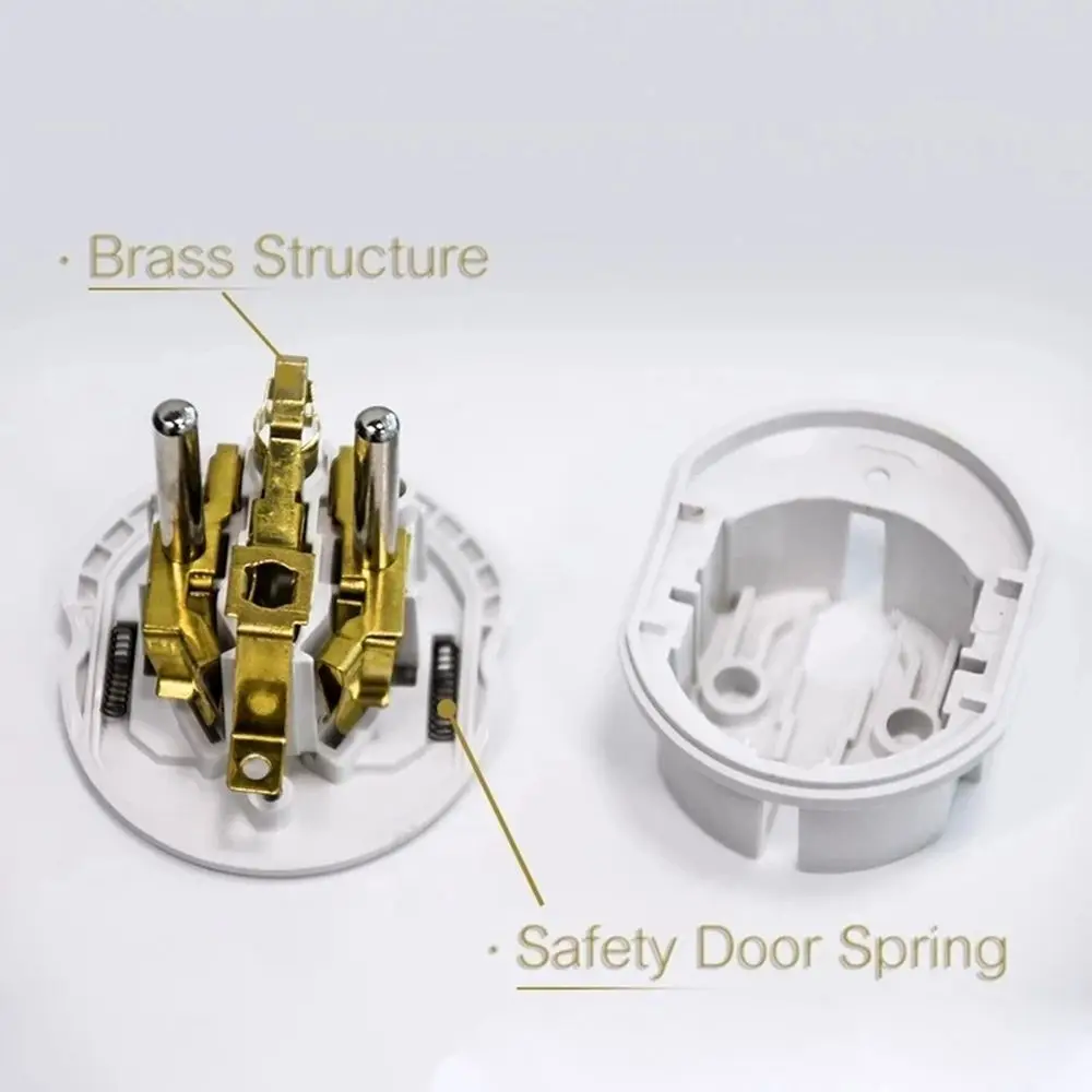 US To EU Europe Plug Power Plug 16A 250V 2 Round Pin Socket AU UK CN US To EU Plug EU Plug Adapter EU Plug Power Plug Adapter