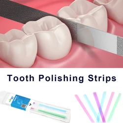 50pcs Tooth Polishing Strips Dental Abrasive Tools For Teeth Cleaning Whitening Diamond Small Polisher Dentist Dentistry Product