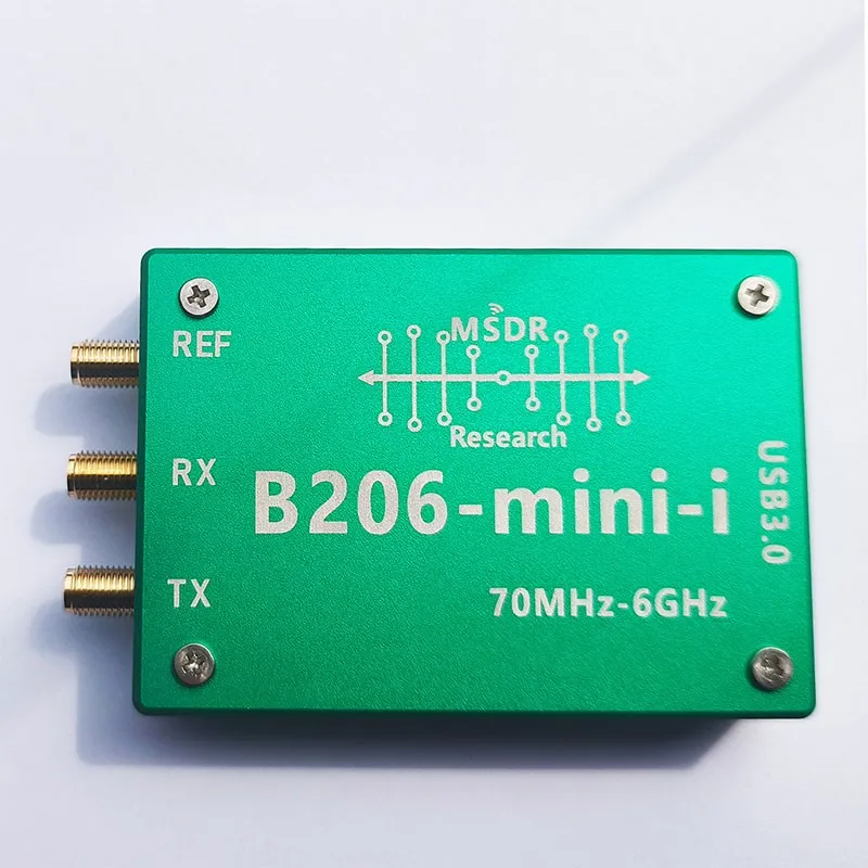 

HamGeek B206 Mini-i 70MHz-6GHz SDR Development Board with Metal Shell AD9364 USB3.0 1TX 1RX Compatible with Opensource UHD