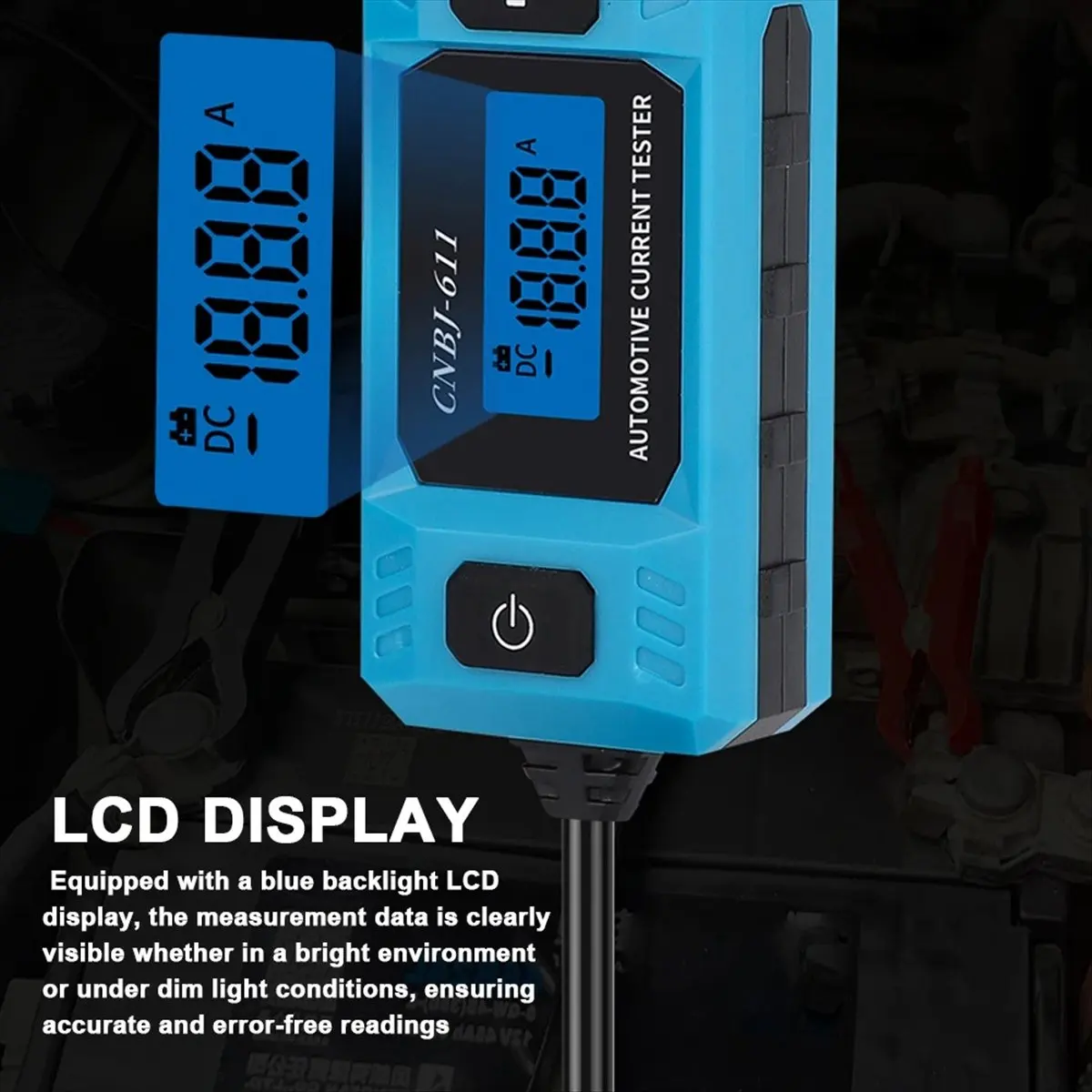 372 ~ FlashCNBJ-611 السيارات فيوز فاحص التيار سيارة تسرب محلل خطأ تستر السيارات فيوز أداة الاختبار الحالية