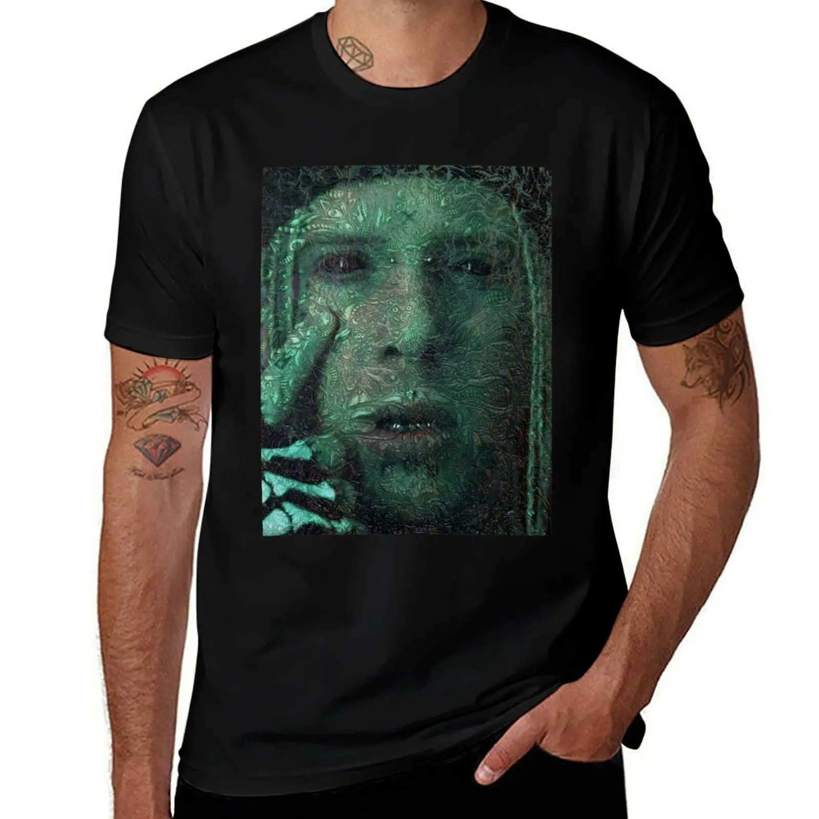 

Tom MacDonald Psychedelic Art Tribute - Green Classic . T-Shirt mens graphic t shirts T-Shirt