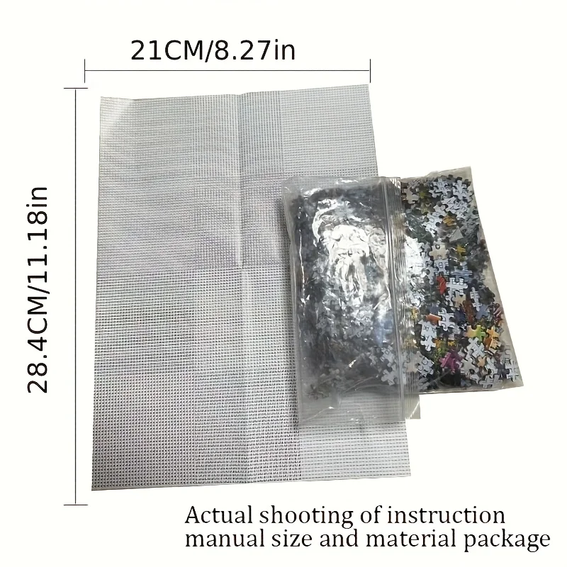 Rompecabezas de bosque encantado de 1000 piezas para adultos: escena mágica de setas y linternas con linternas brillantes, portátil duradero D