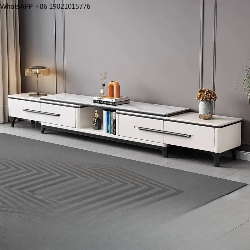 Modern Long Tv Cabinet European Decoration Gray Storage Nordic Tv Cabinet White Vintage Luxury Muebles De Sala Furniture Home