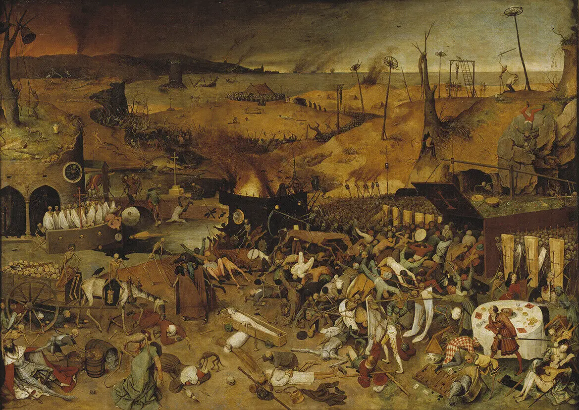 

The Triumph of Death, Art Picture Print Silk Poster, Home Wall Decor