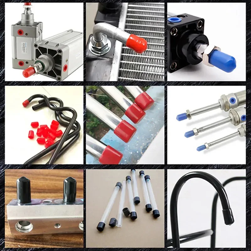 Silicone Thread Protector Caps M3 to M20 Insulating Decorative Covers for Electrical Safety and Aesthetic Finish Protection