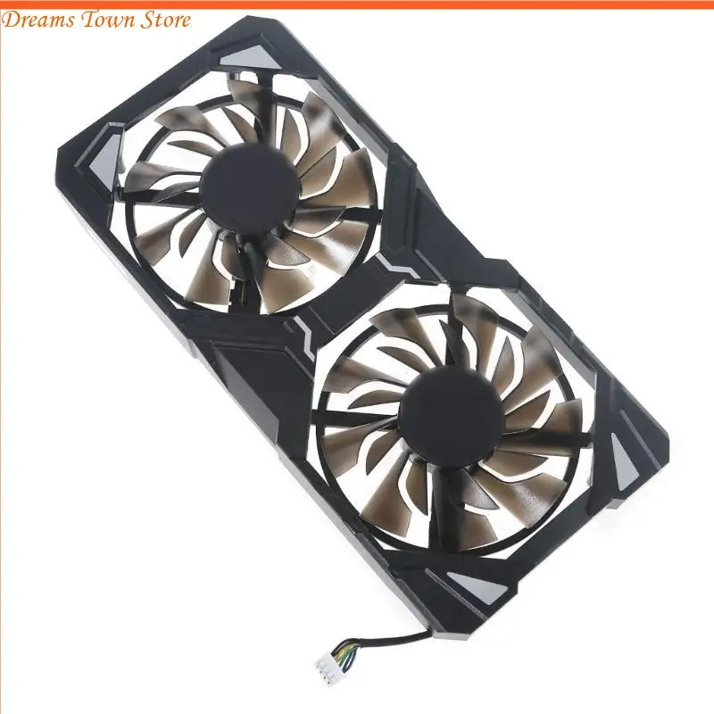 

HX6A Graphics Card Cooler Fans GPU Fan Replacement For ZOTAC P106-100 6GB GTX1060