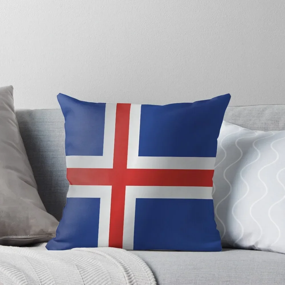 

Iceland flag Throw Pillow Pillow Cases Decorative Christmas Cushion For Home pillow