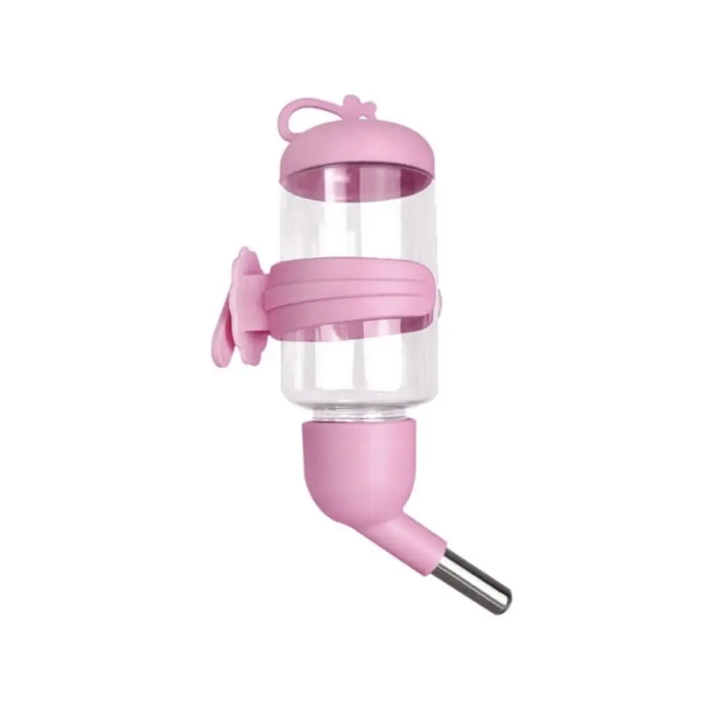 Bebedero para Hámster de 80/125/250 ml, Botella de Agua de Plástico Extraíble con Bola Rodante, Dispositivo de Alimentación Automática para Mascotas Pequeñas