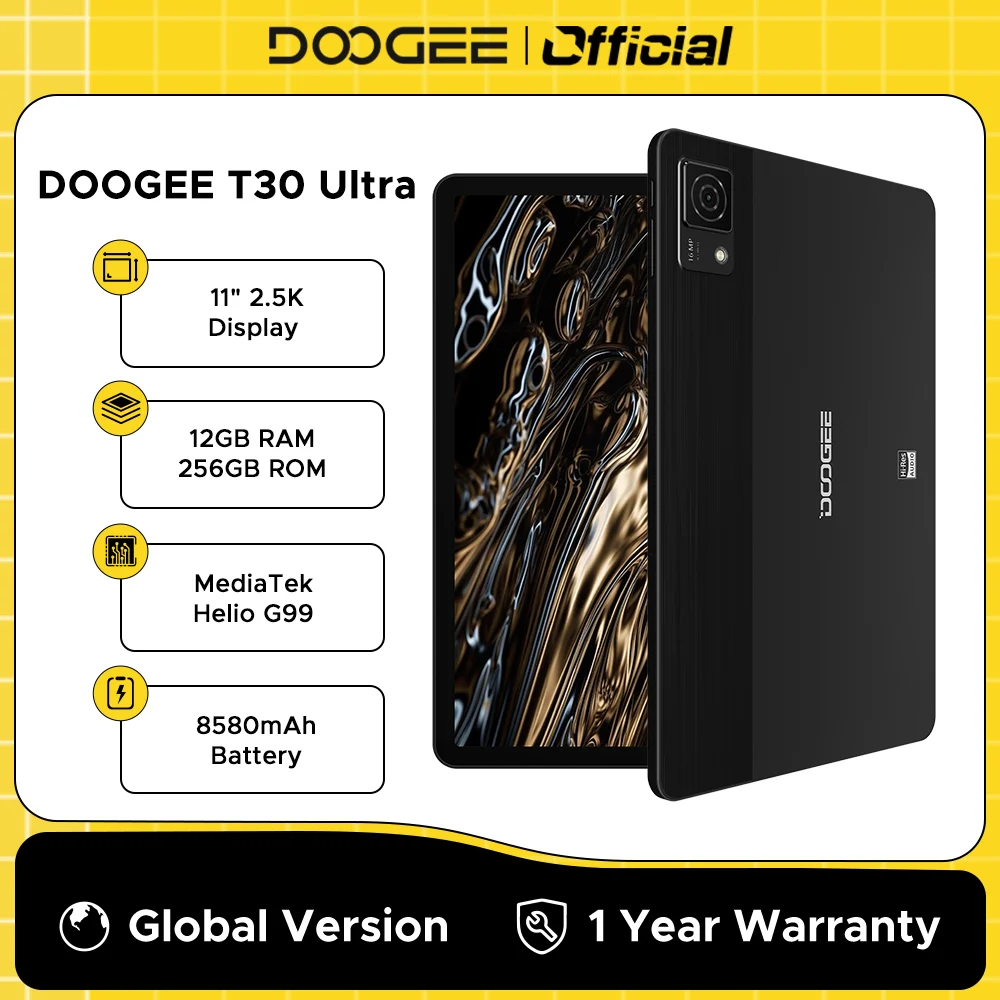 World Premiere DOOGEE T30 Ultra Tablet 11