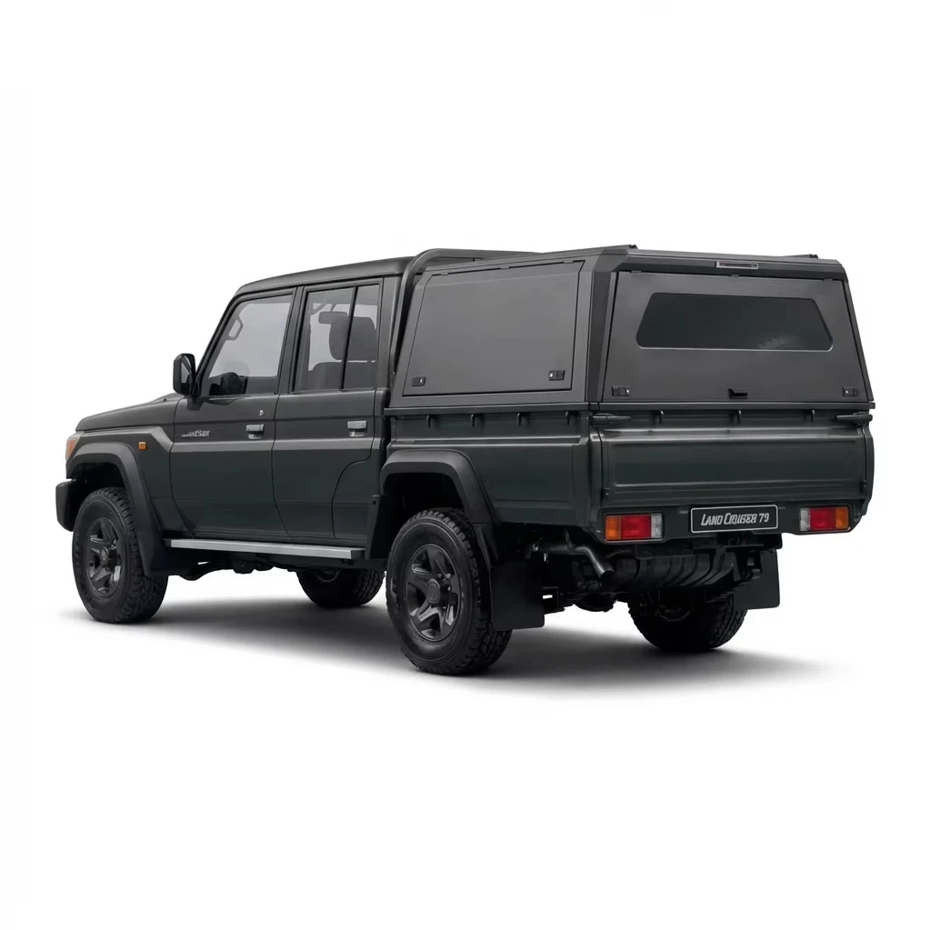 

Алюминиевый жесткий тент-кунг (хардтоп) для пикапа Toyota LC79 с двойной кабиной