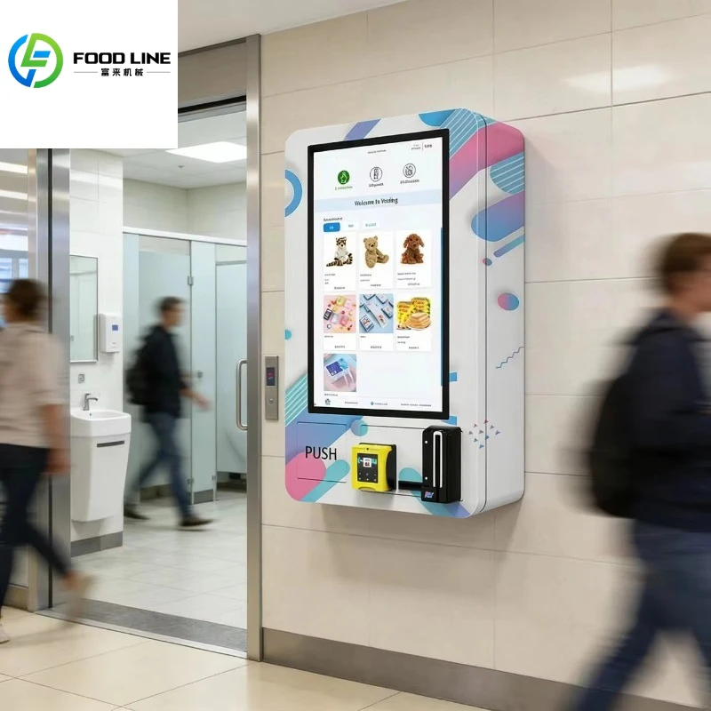 Mini Wall Mounted Vending Machine for Snack Drink Cigarette Vapesatm Automatic with ID Card Reader Function and CE Certificate
