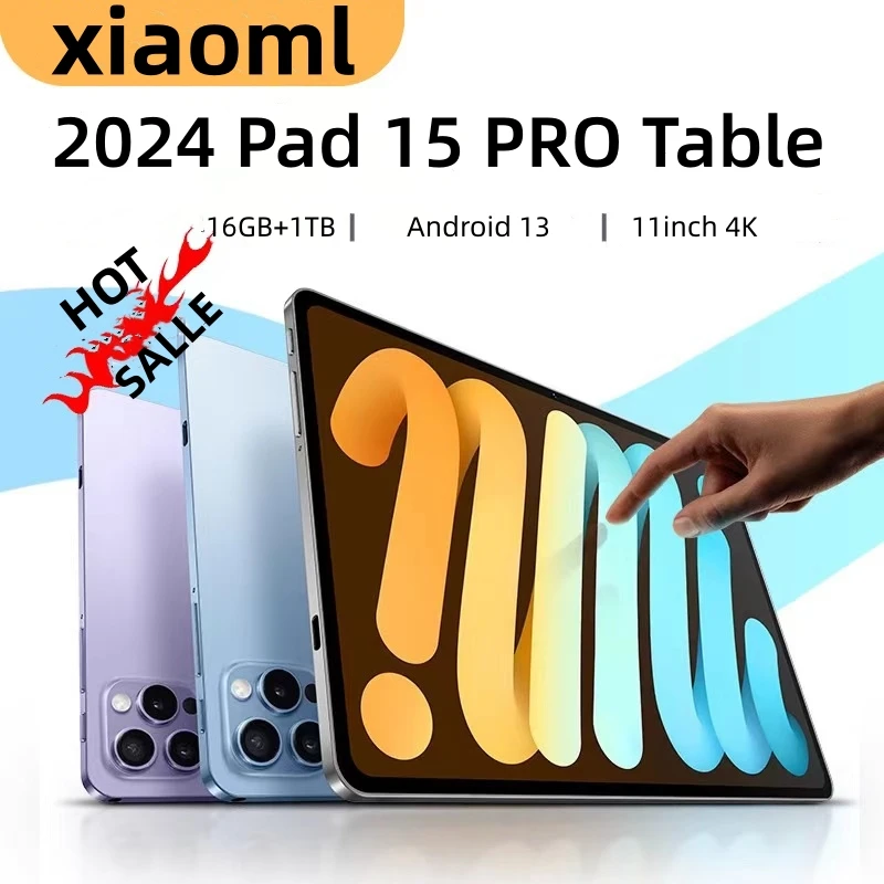 2024 Global Version Tablets Xiaoml Pad 15 Pro 11 inch HD Original Tablet 5G Wifi Android PC MI Tablets Google Play Tablets PC