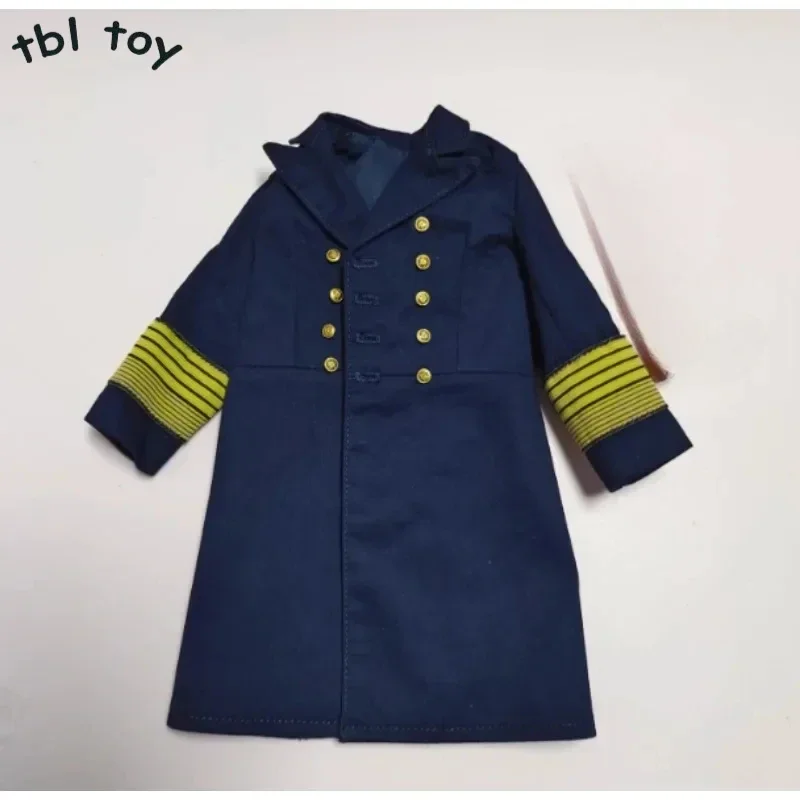 DID 3R GM650 1/6 Scale Action Figure Navy Commander Admiral Windbreaker Blue Long Coat Model for 12'' Male Soldier Body