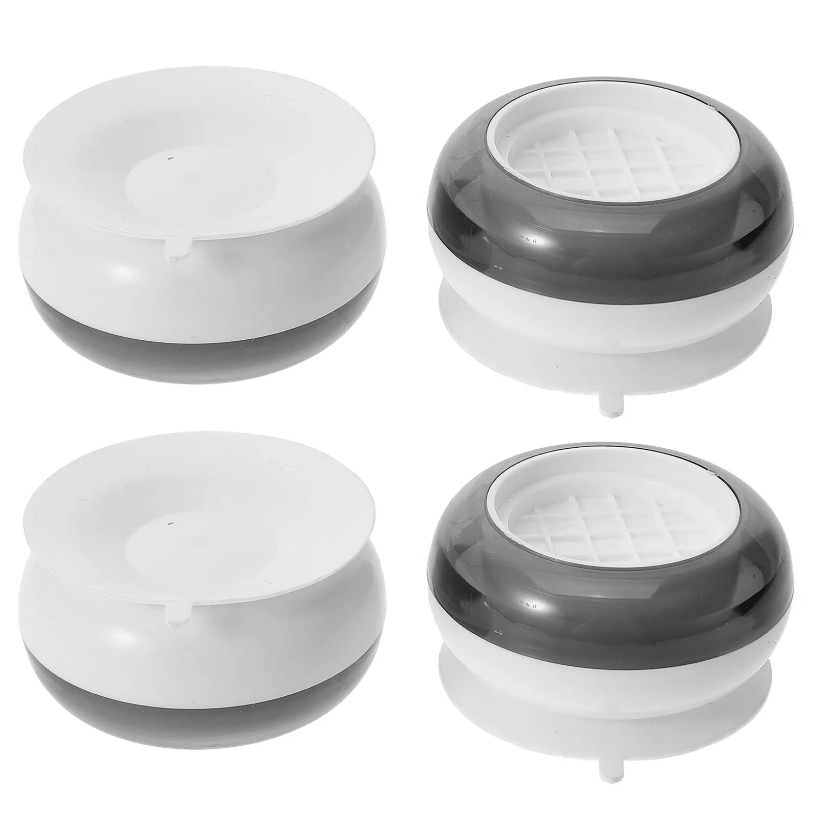 4Pcs Anti Slip Pads Professional Washing Machine Feet Pads Heightening Anti Vibration Stabilizer Mat for Washer Dryer Furniture