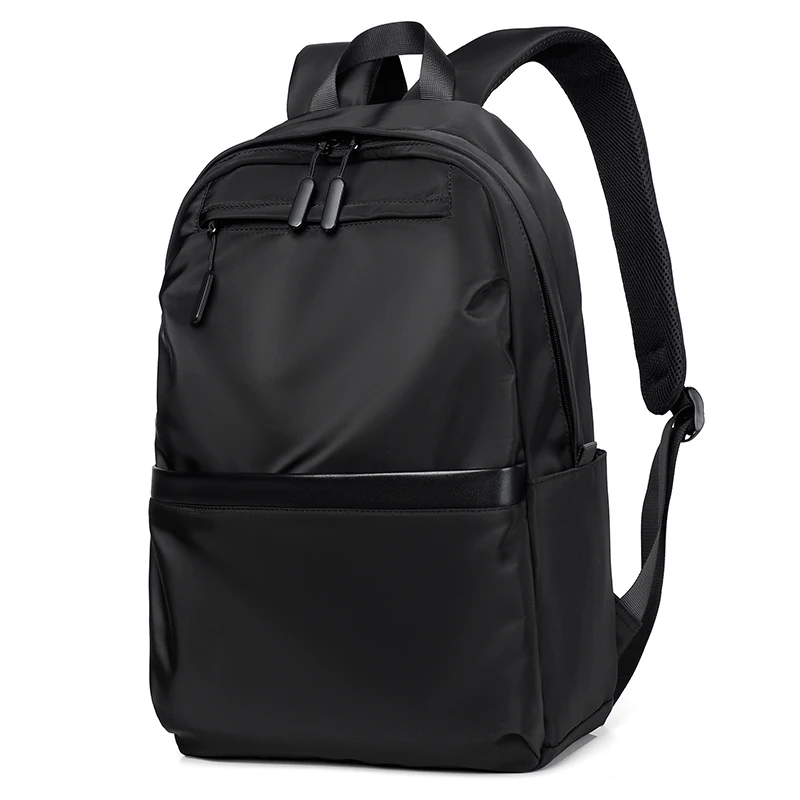 Men's casual business backpack, large capacity computer bag, waterproof fabric, suitable for daily commuting, school, travel